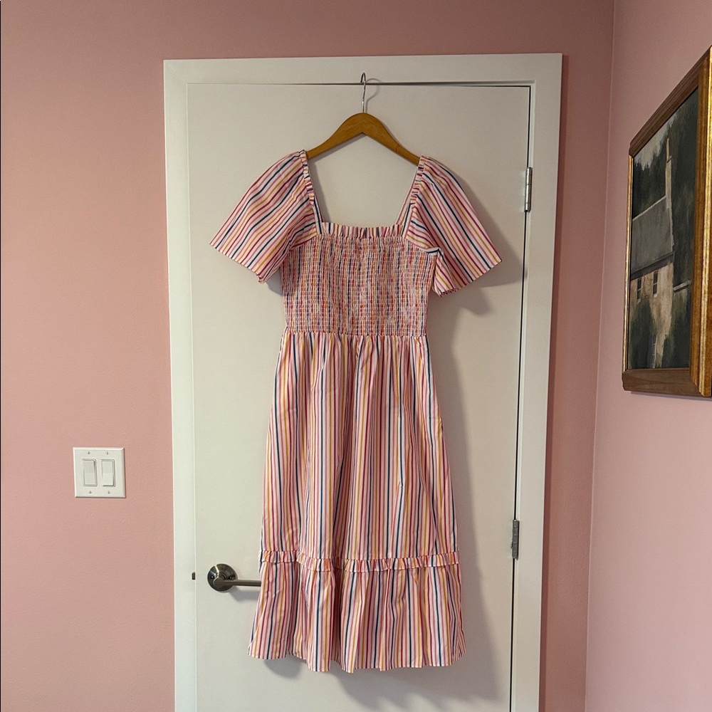 Draper James Multicolor Striped Dress